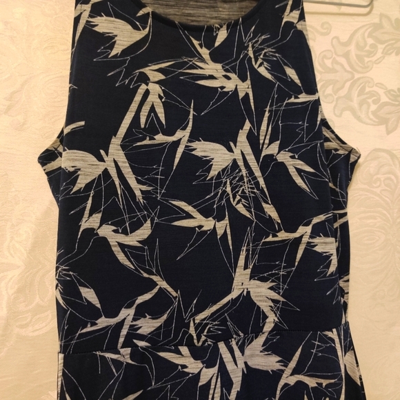 Rachel Roy Polynesian Blue & Grey Asymmetrical Wrap Maxi dress - Picture 3 of 10